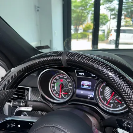 [올인게러지] 벤츠 W166 GLE63AMG 최신형 카본 잠자리 AMG핸들 튜닝 / 서울 용산 도원동