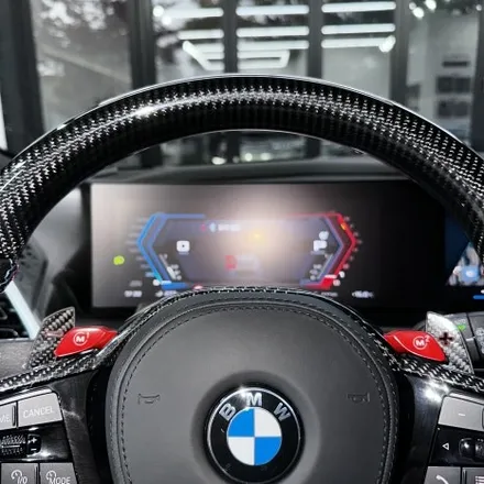 [올인게러지] BMW G09 XM 2025 년식 최신형 M카본 D컷핸들 교체 정말 멋집니다 / 서울 용산 도원동