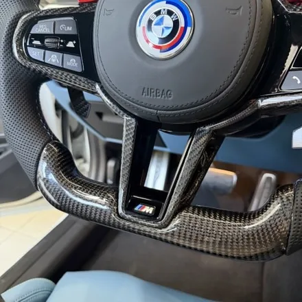 [올인게러지] BMW G80 M3 페리 정품 M카본핸들 D컷 교체했습니다 / 서울 용산 도원동