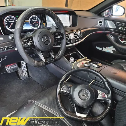 [올인게러지] 벤츠w222 s클래스 s63amg ,벤츠신형핸들, 후기형개조 amg핸들,신형amg핸들,페이스리프트 / 서울 용산 중구