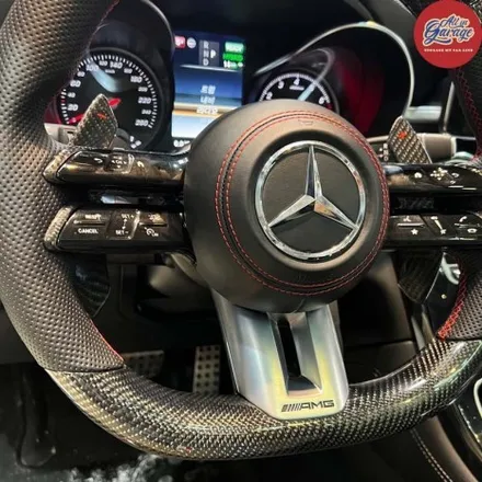 [올인게러지] W253 벤츠 GLC350E / 신형AMG핸들 교체 / 벤츠카본핸들 / LED퍼포먼스핸들 / 서울 용산 중구