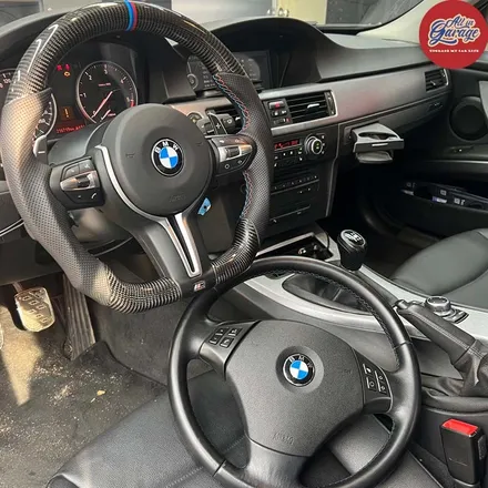 [올인게러지] BMW E90 320D / F바디 M카본핸들 교체 / 신형개조 / 순정레트로핏 / 서울 용산 중구