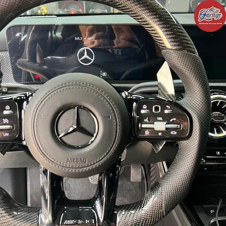 벤츠 W177 A클래스 A220 AMG카본핸들 + AMG계기판코딩 작업 순정레트로핏 벤츠튜닝 / 서울 용산 중구