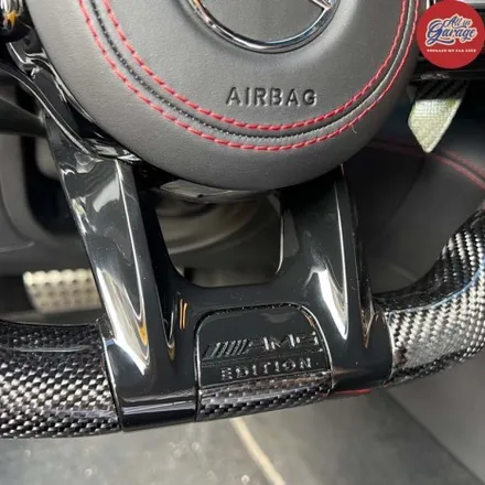 벤츠 AMG GTS 에디션1 모델  AMG핸들 LED퍼포먼스 카본D컷핸들 장착 / 서울 용산 중구