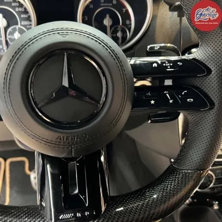 벤츠 W463 G바겐 G63 AMG 최신형 잠자리AMG카본핸들 교체로 실내 드레스업 / 서울 용산 중구