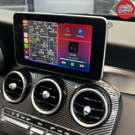 벤츠 W205 C220D / 신형벤츠AMG핸들 교체작업 및 무선카플레이 활성화 작업 / AMG핸들 / 서울 용산 중구