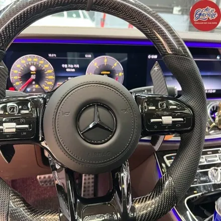 벤츠C257 CLS300D / 1920 벤츠 AMG핸들 카본D컷 교체 / 서울 용산 중구