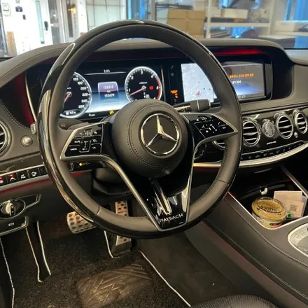 벤츠 W222 S클래스 S500 최신형마이바흐핸들 교체했습니다 최신형우드스타일 / 서울 용산 중구