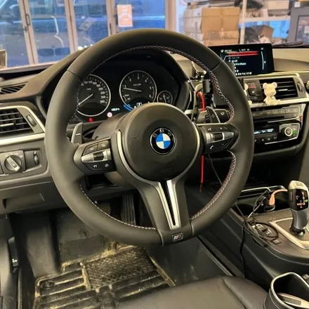 BMW  F30 3시리즈 M핸들 교체 간단한 시공으로 내차 꾸미기 / 서울 용산 도원동