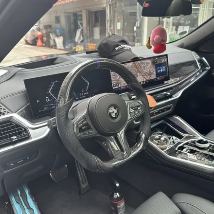 BMW G06 X6 정품 M카본핸들 시공 / 서울 용산 도원동