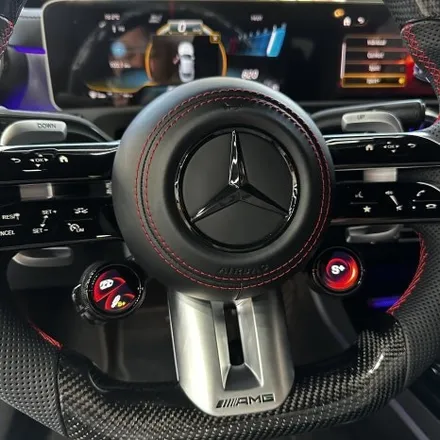 [올인게러지] 벤츠 C118 CLA45S 2020년식 최신형 카본 잠자리AMG핸들 레드라인 포인트 + OLED 어질리티셀렉트 장착 및 코딩했습니다 / 서울 용산 도원동