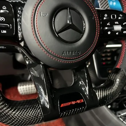 [올인게러지] 벤츠 W176 A45AMG 신형 AMG카본 D컷핸들 튜닝 가장 인기가 많은 제품 / 서울 용산 도원동