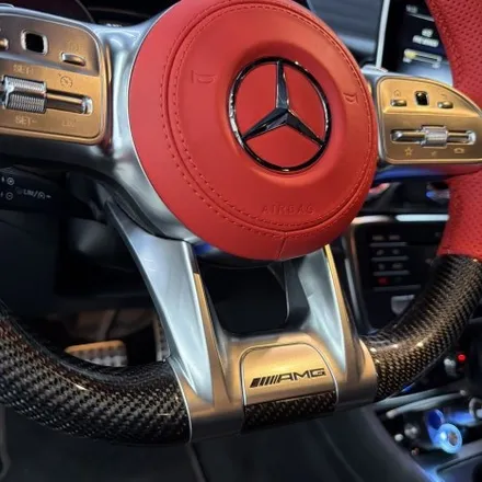 [올인게러지] 벤츠 C117 CLA220 2018 강렬한 레드컬러의 AMG D컷 카본핸들 튜닝 / 서울 용산 도원동