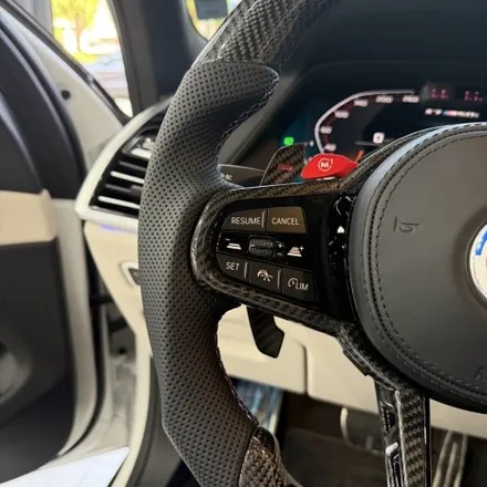 [올인게러지] BMW G07 X7 40I 정품 M카본핸들 신형 D컷 교체시공 / 서울 용산 도원동
