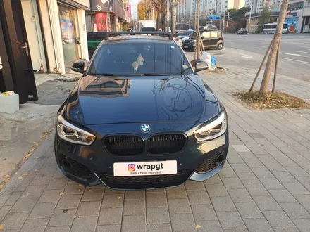 BMW 118d 보험수리 후 랩핑/유리막코팅/고양랩핑 / 고양 삼송, 일산