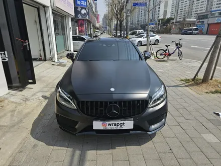 고양랩핑 전문 랩지티에서 벤츠 C200  쿠페 전체랩핑+크롬딜리트 완전 달라진 자동차 분위기 / 고양 삼송, 일산