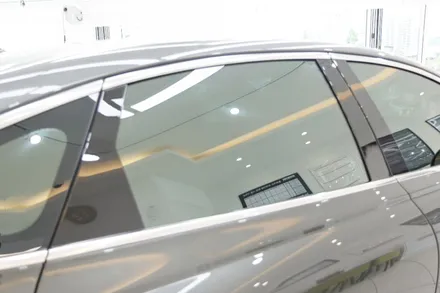 제네시스 G80 신차패키지 레인보우썬팅 블랙박스 보조배터리 시공