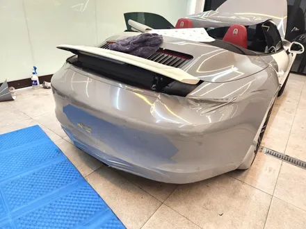 일산 포르쉐 911 카레라 4s - 전체 랩핑 3M 글로스 애쉬 그레이 / 고양시 식사동