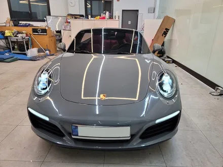 일산 포르쉐 911 카레라 4s - 전체 랩핑 3M 글로스 애쉬 그레이 / 고양시 식사동