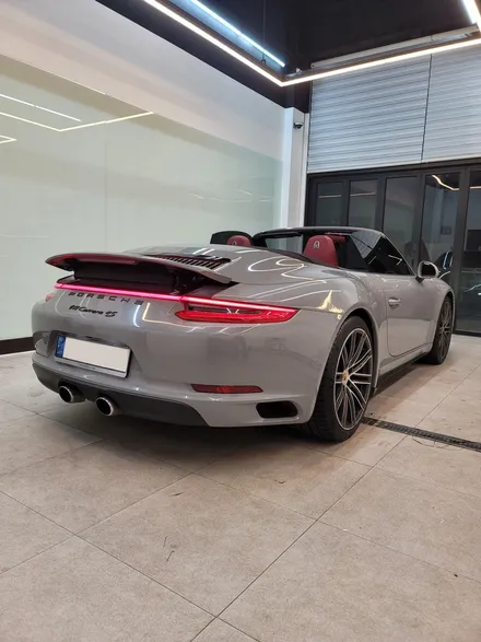 일산 포르쉐 911 카레라 4s - 전체 랩핑 3M 글로스 애쉬 그레이 / 고양시 식사동