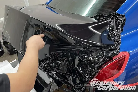 일산 랩핑, BMW 8시리즈 에이버리 유광블랙 시공 / 고양시 식사동