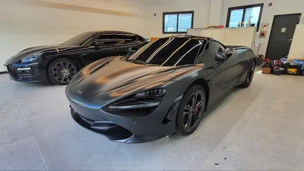 멕라렌720s 사틴블랙 락그레이 메탈릭 ! 일산 랩핑 / 고양시 식사동