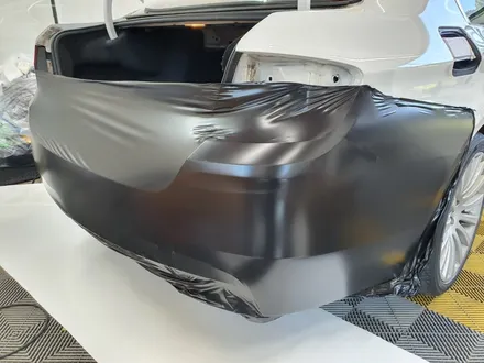 BMW 5시리즈 일산랩핑 에이버리 사틴블랙 전체랩핑 / 고양시 식사동