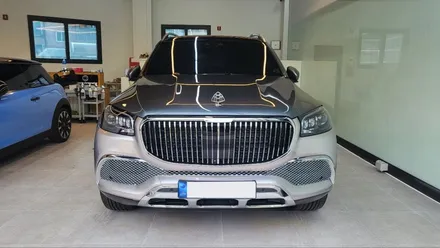 이노즈텍 메탈릭실버 마이바흐GLS600 일산 투톤랩핑! / 고양시 식사동