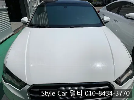 아우디 A3 열차단 전면썬팅 시공을 위해 인천 스타일카멀티 방문