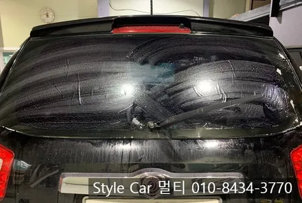 기아 모하비 열차단썬팅 재시공! 부천 컬러 반사 틴팅 전문 시공점 방문
