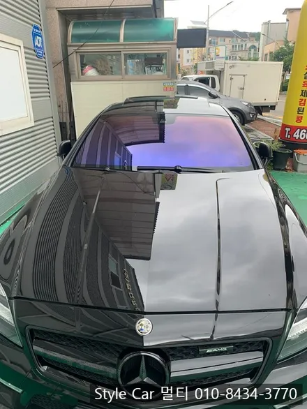 벤츠 CLS63 AMG (W218) 카멜레온썬팅 인천 컬러썬팅 SKC미스틱