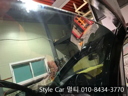 남동공단 썬팅 열차단 잘되는 반사컬러썬팅 필름 사하라R 시공
