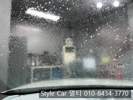 남동구 썬팅 전문점 BMW 3시리즈 전면 시야 불량 완벽 해결