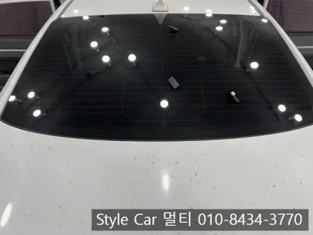 인천 아반떼 AD 기포 뽀글이 썬팅 재시공으로 선명한 시인성까지