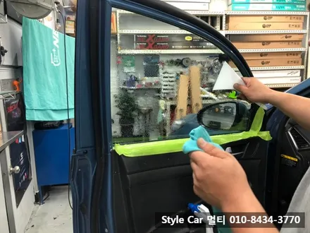현대 올뉴투싼 글라스틴트 선셋 썬팅시공 !! 인천 부천 썬팅전문 스타일카