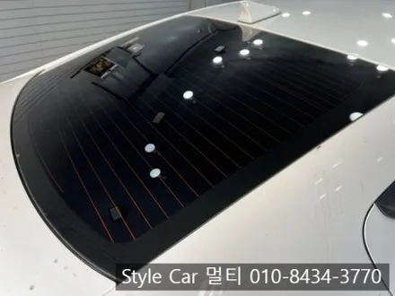 인천 아반떼 AD 기포 뽀글이 썬팅 재시공으로 선명한 시인성까지
