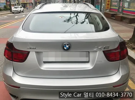 BMW X6 기존 루마쿠폰썬팅 제거 후 컬러썬팅 실버반사 시공 부천썬팅 전문 스타일카멀티