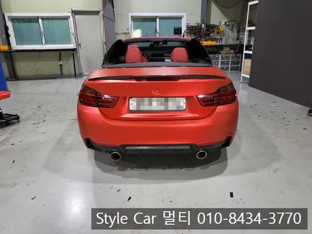 BMW 428i (F32) 인천 논현동 열차단 썬팅 재시공 전문점