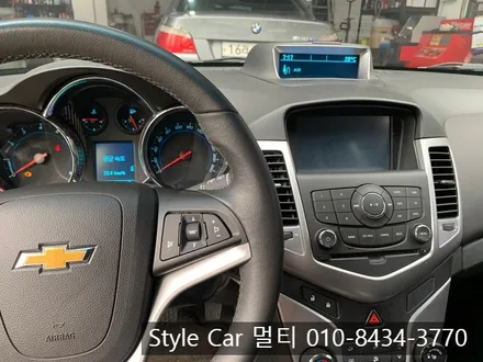 쉐보레 크루즈 내비게이션 매립 출장 교체 시 공 인천 스타일카멀티