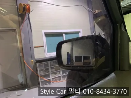 기아 모하비 열차단썬팅 재시공! 부천 컬러 반사 틴팅 전문 시공점 방문