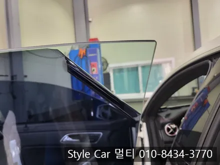 인천 남동구 썬팅 안드로이드 올인원 시공 벤츠 CLA45AMG 입고