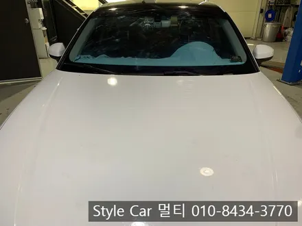 아우디 A3 열차단 전면썬팅 시공을 위해 인천 스타일카멀티 방문