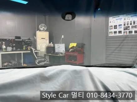 간석동 썬팅 재시공 추천 스파크 전면 필름 교체로 시야 확보