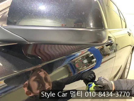 BMW 740i F01 유리막코팅 남동구 전문시공점에서 광택 까지