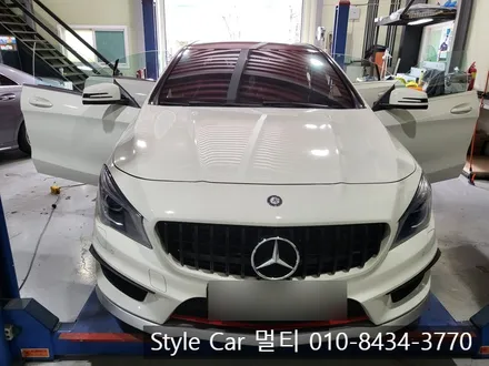 인천 남동구 썬팅 안드로이드 올인원 시공 벤츠 CLA45AMG 입고