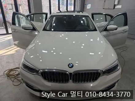 부평 썬팅 재시공 BMW 5시리즈 글라스틴트 선셋 깔끔한 시공 후기