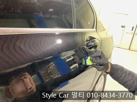 BMW 740i F01 유리막코팅 남동구 전문시공점에서 광택 까지
