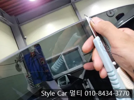 인천 남동구 썬팅 안드로이드 올인원 시공 벤츠 CLA45AMG 입고
