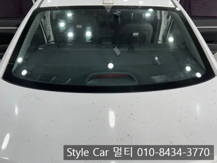 인천 아반떼 AD 기포 뽀글이 썬팅 재시공으로 선명한 시인성까지