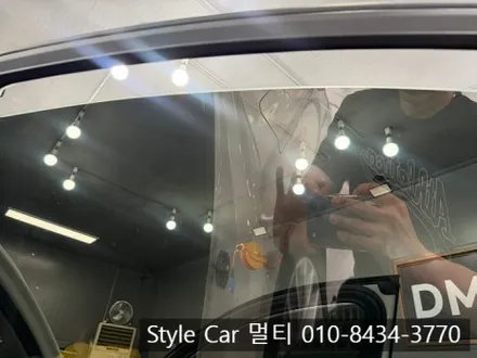 부평 썬팅 재시공 BMW 5시리즈 글라스틴트 선셋 깔끔한 시공 후기